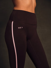 SET ACTIVE US | SPORTBODY® SPORTY STRIPE LEGGINGS - SWIRL