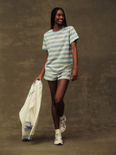 SET ACTIVE Outlets | CLASSIC COTTON DAILY STRIPE BOYFRIEND TEE - CASSETTE