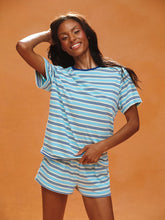 SET ACTIVE Online | CLASSIC COTTON DAILY STRIPE BOYFRIEND TEE - MAUI