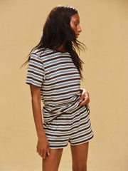 SET ACTIVE Sale | CLASSIC COTTON DAILY STRIPE BOYFRIEND TEE - KONA