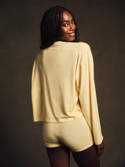 SET ACTIVE US | SLEEP JERSEY COMFORT STRIPE SLEEP SHORTS - TAFFY