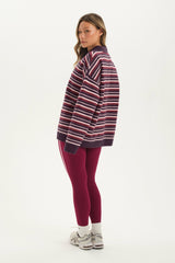 SET ACTIVE Outlets | STUDIO KNIT STUDIO KNIT ALEX POLO - POPPY