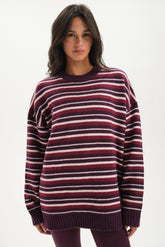 SET ACTIVE Online | STUDIO KNIT STUDIO KNIT CREWNECK - POPPY