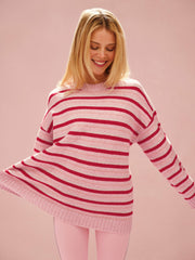 SET ACTIVE For Sale | STUDIO KNIT STUDIO KNIT CREWNECK - BLUSH