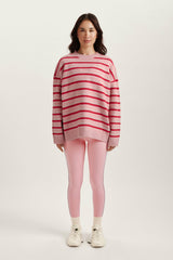SET ACTIVE For Sale | STUDIO KNIT STUDIO KNIT CREWNECK - BLUSH