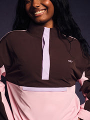 SET ACTIVE Discount | NYLON TRACK 90'S PULLOVER - SWIRL