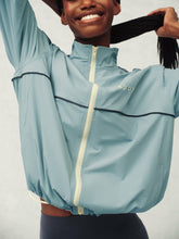 SET ACTIVE Website Store | NYLON TRACK SEAM ZIP UP - WASHED