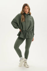 SET ACTIVE For Sale | NYLON TRACK CINCHED WINDBREAKER - GROTTO