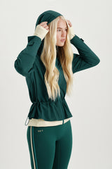 SET ACTIVE Online | NYLON DUET CINCHED WINDBREAKER - PEAK