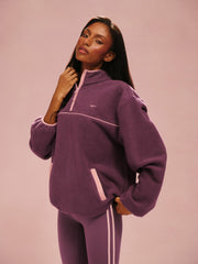 SET ACTIVE Outlet | MICROFLEECE HALF ZIP - ROSEBUD