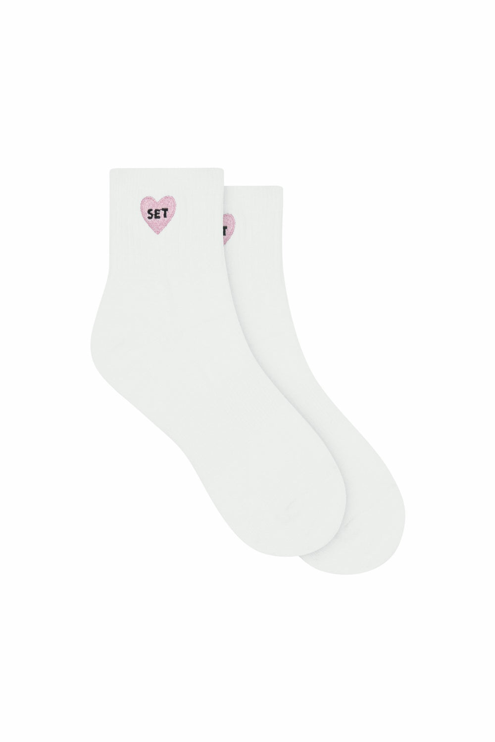 SET ACTIVE US | I LOVE SET SHORTY SOCKS - ICING