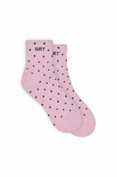 SET ACTIVE Outlets | SET POLKA DOT SHORTY SOCKS - PINK CONFETTI