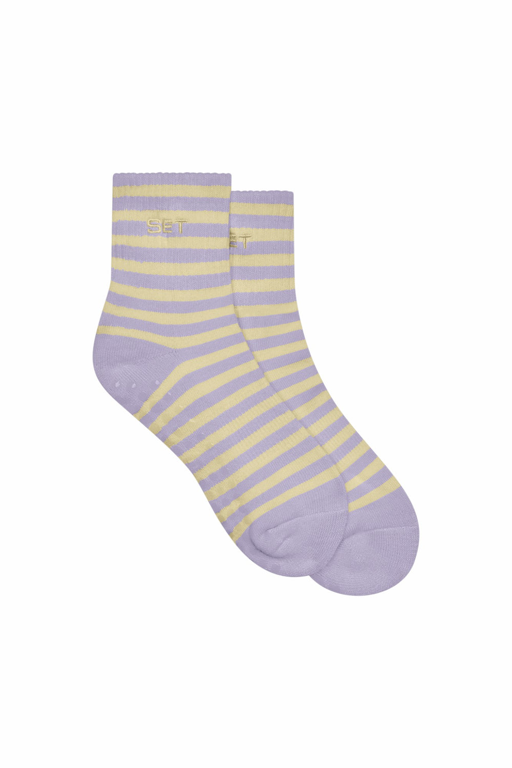 SET ACTIVE Sale | SET STRIPE SHORTY GRIP SOCKS - BUTTERCREAM