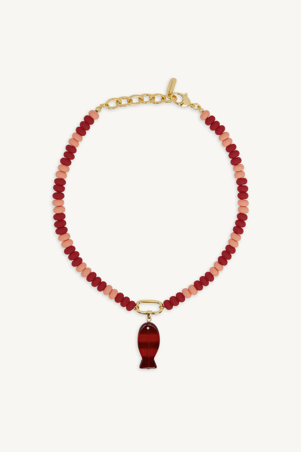 SET ACTIVE Discount | SET x LOGAN TAY FISH CHARM NECKLACE - MARASCHINO