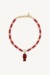 SET ACTIVE Discount | SET x LOGAN TAY FISH CHARM NECKLACE - MARASCHINO