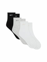 SET ACTIVE For Sale | SET SHORTY SOCKS (3 PACK) - WHITE/HEATHER GREY/ONYX