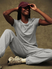 SET ACTIVE Outlet | MIDWEIGHT SWEATS STAPLE OLD SCHOOL SWEATPANTS - FOG HEATHER GREY