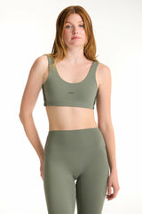 SET ACTIVE Outlet | SPORTBODY® SPORTY DUO LIFT BRA - KELP