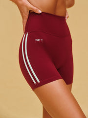 SET ACTIVE Website Store | SPORTBODY® SPORTY DUO STRIPE SHORTS - VISTA