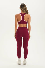 SET ACTIVE Website Store | SPORTBODY® SPORTY STRIPE LEGGINGS - ROSA
