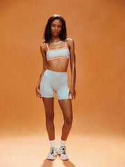 SET ACTIVE Website Store | SPORTBODY® SPORTY DUO STRIPE SHORTS - TROPICS