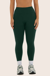 SET ACTIVE US | SPORTBODY® SPORTY MID-RISE LEGGINGS - BEETLE