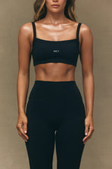 SET ACTIVE US | SPORTBODY® SPORTY SCOOP BRA - ONYX