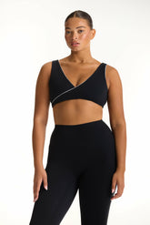 SET ACTIVE Outlets | BREATHE 1.0 CONTRAST WRAP BRA - ORCA