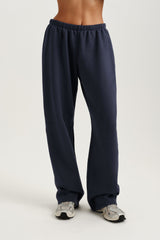 SET ACTIVE Online | MIDWEIGHT SWEATS STAPLE STRAIGHT LEG SWEATPANTS - INDIGO