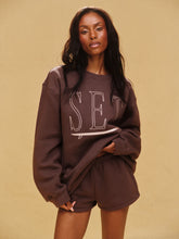 SET ACTIVE Sale | MIDWEIGHT SWEATS STAPLE SET RESORT CREWNECK - SHORELINE
