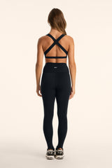 SET ACTIVE Website Store | BREATHE 1.0 PARKE STIRRUP LEGGINGS - ONYX