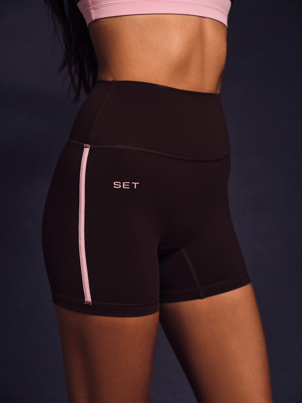 SET ACTIVE Outlets | SPORTBODY® SPORTY STRIPE SHORTS - SWIRL