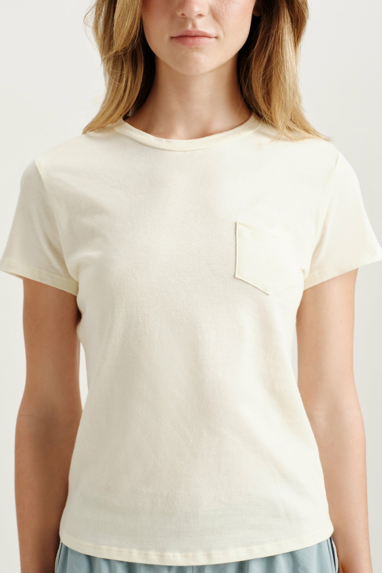 SET ACTIVE Discount | CLASSIC COTTON DAILY STAPLE POCKET TEE - HAVEN