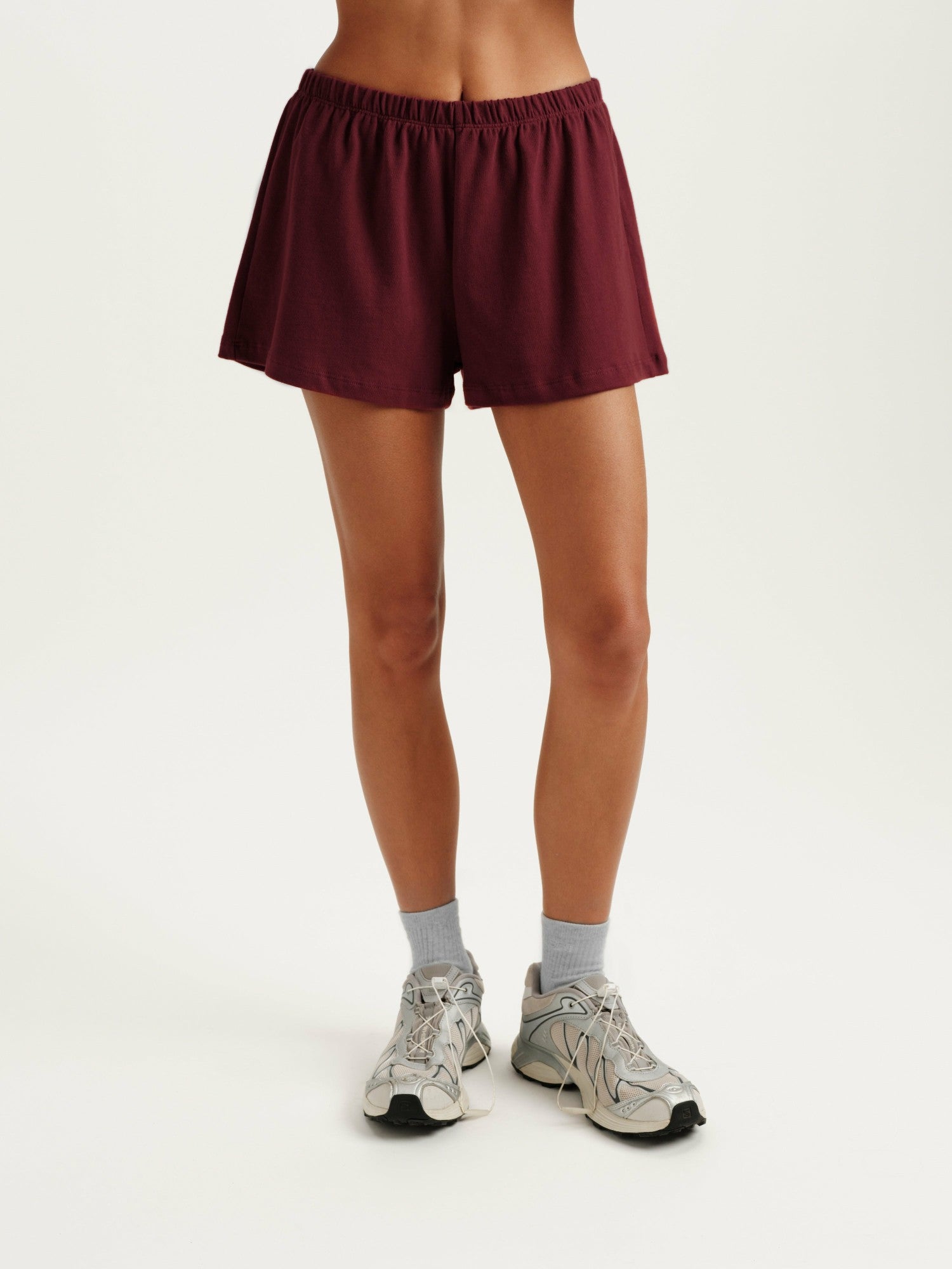 SET ACTIVE Website Store | HEAVY COTTON EASY SHORTS - SEPIA