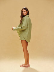 SET ACTIVE Sale | STRIPED JACQUARD LINE BUTTON DOWN - PIÑA
