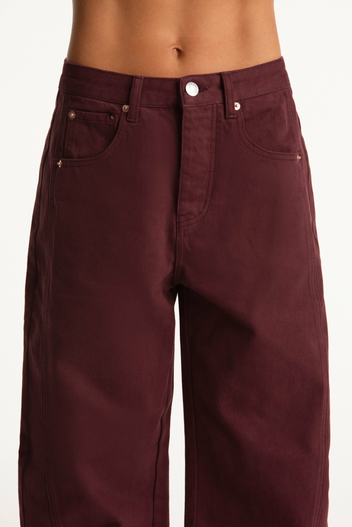 SET ACTIVE Online | SET X PARKE HORSESHOE JEANS - RHUBARB