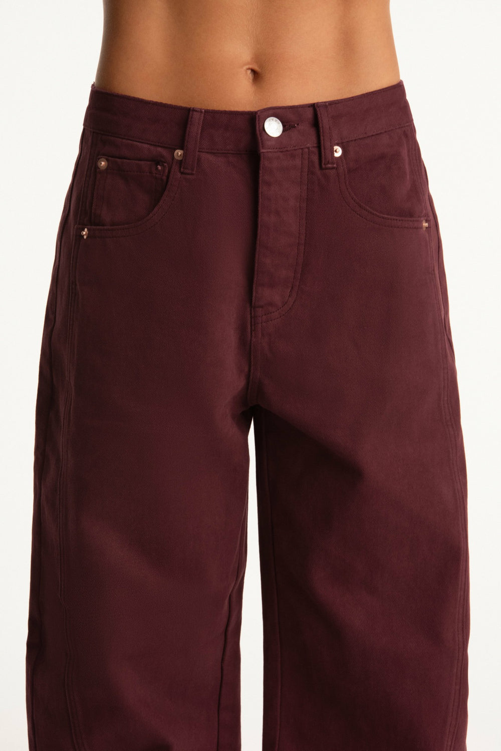 SET ACTIVE Online | SET X PARKE HORSESHOE JEANS - RHUBARB