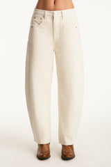 SET ACTIVE Discount | SET X PARKE HORSESHOE JEANS - CREAM