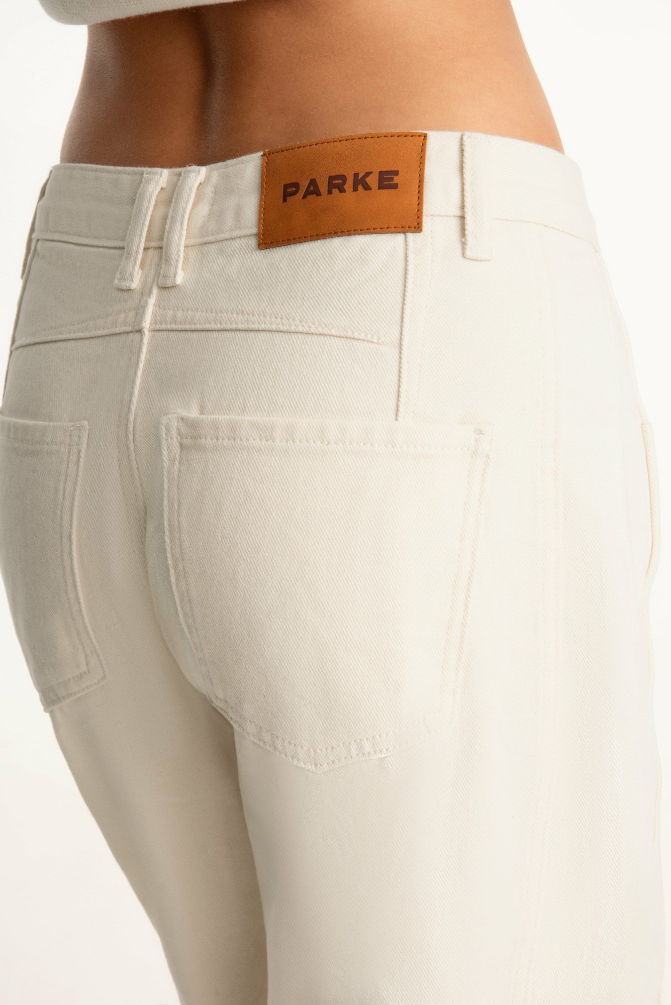 SET ACTIVE Discount | SET X PARKE HORSESHOE JEANS - CREAM