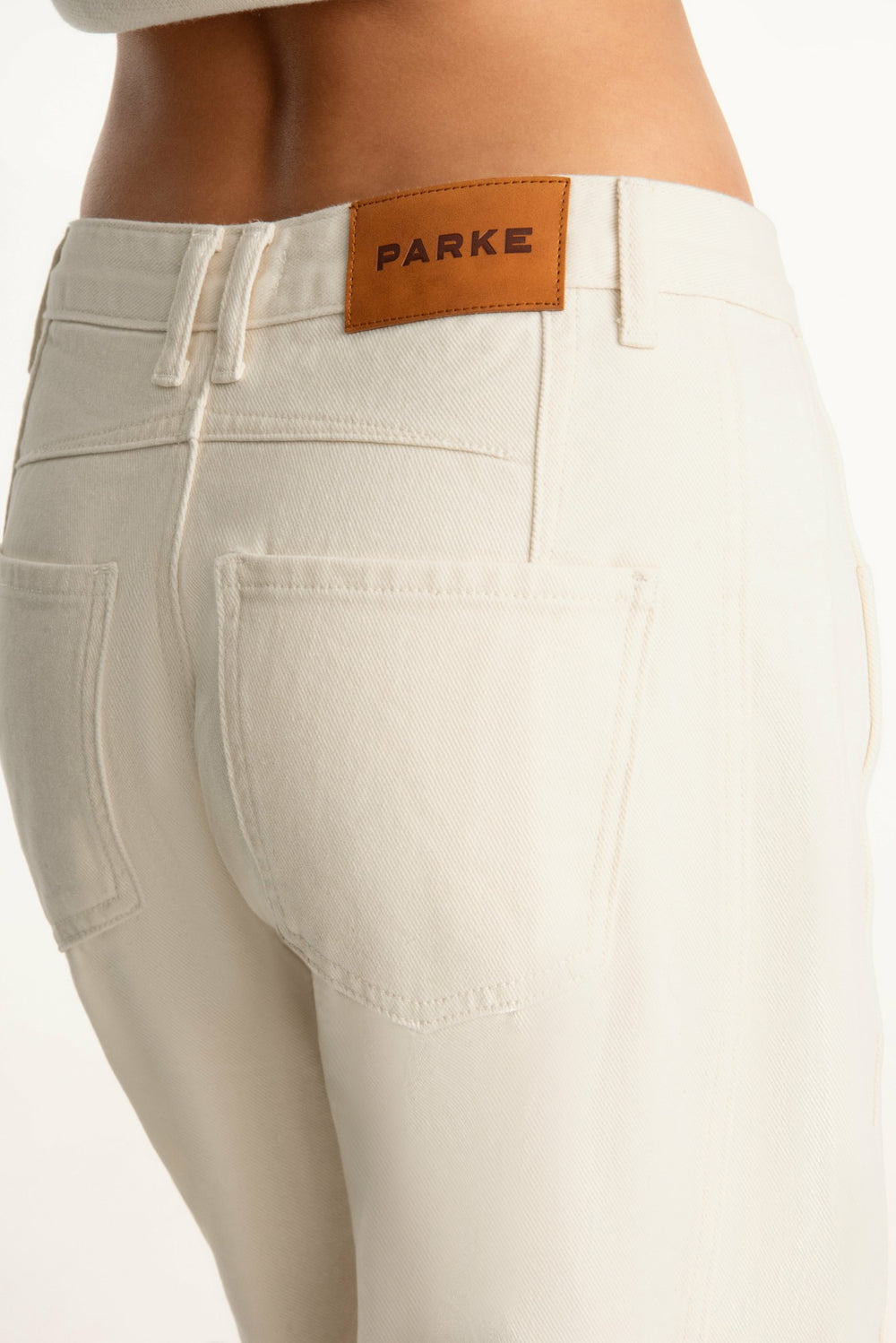SET ACTIVE Discount | SET X PARKE HORSESHOE JEANS - CREAM