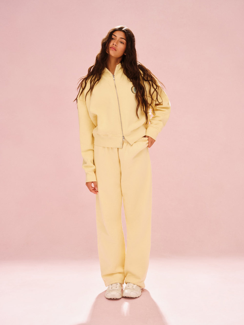 SET ACTIVE Sale | MIDWEIGHT SWEATS STAPLE SET FUNNEL ZIP - ORANGE SODA