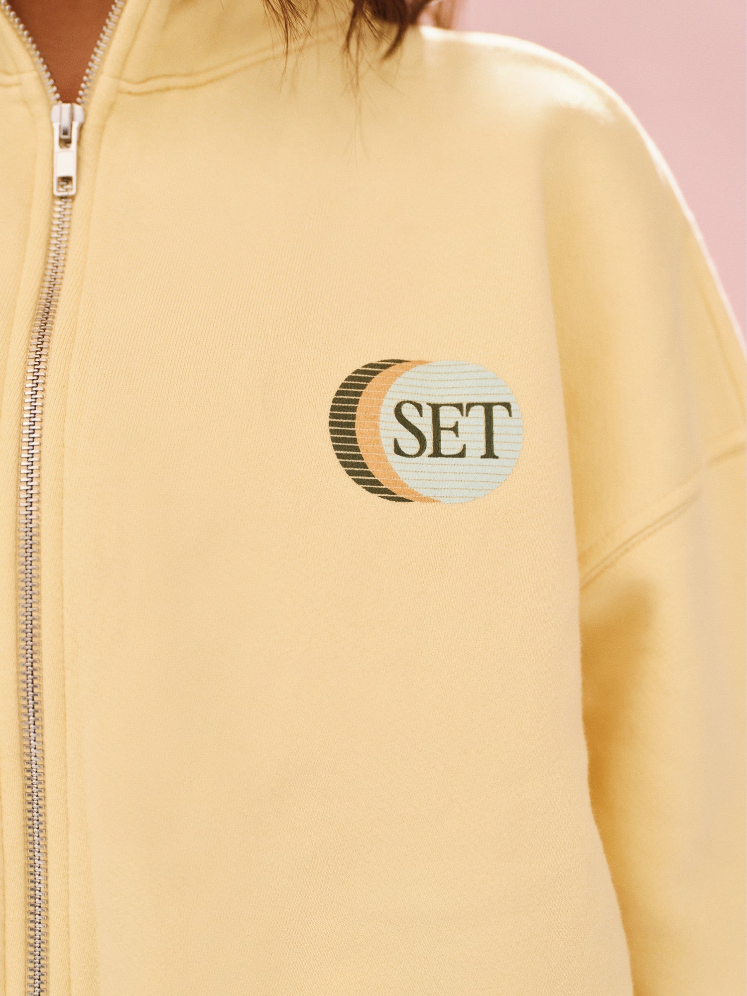 SET ACTIVE Sale | MIDWEIGHT SWEATS STAPLE SET FUNNEL ZIP - ORANGE SODA