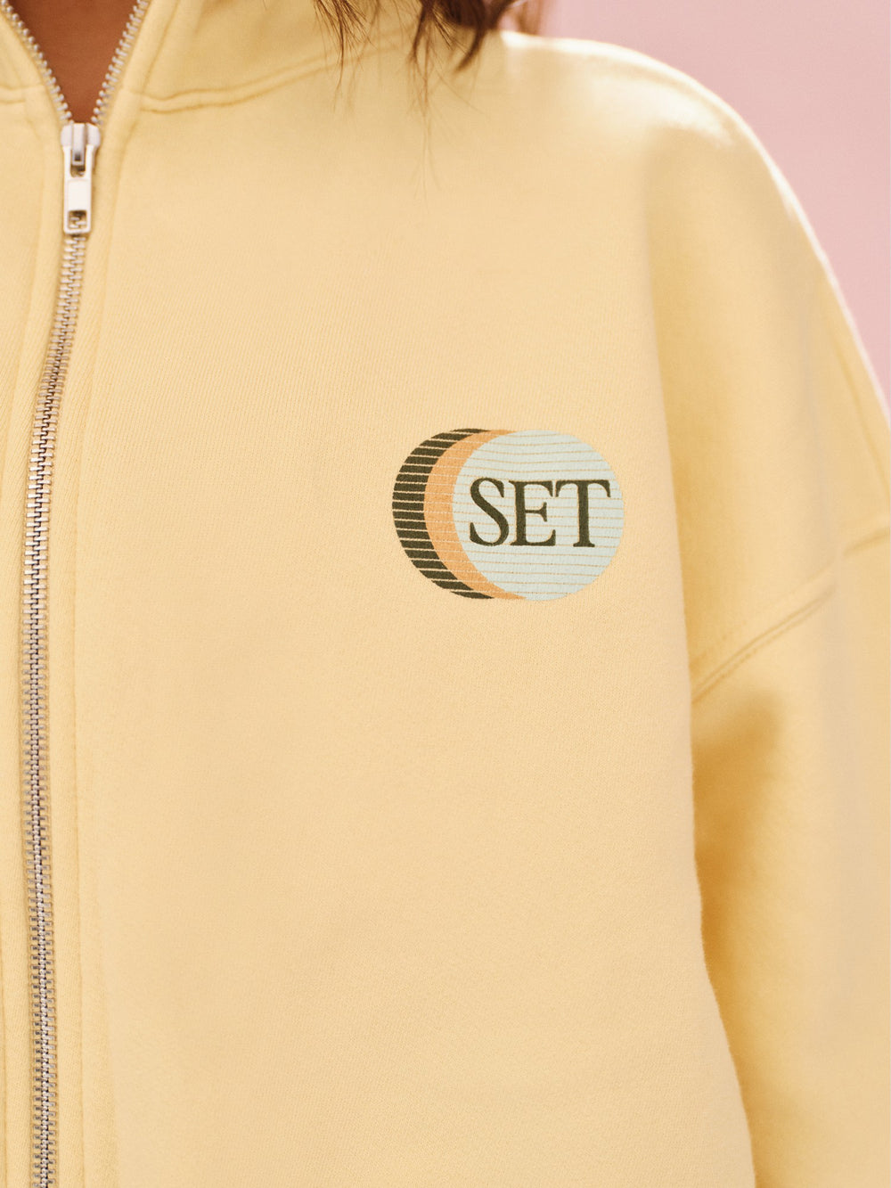 SET ACTIVE Sale | MIDWEIGHT SWEATS STAPLE SET FUNNEL ZIP - ORANGE SODA
