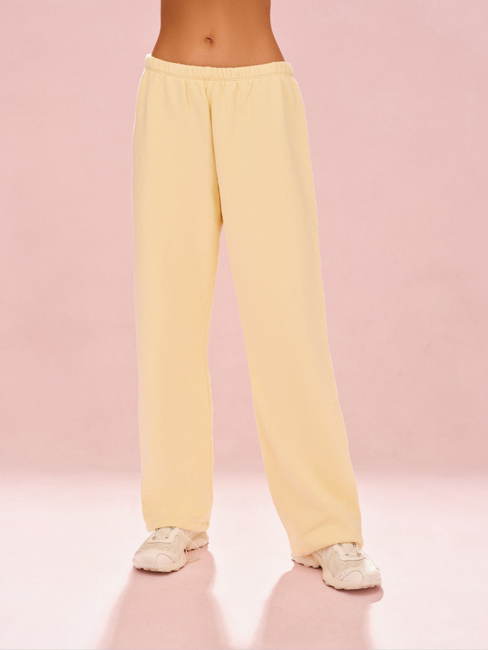 SET ACTIVE Website Store | MIDWEIGHT SWEATS STAPLE STRAIGHT LEG SWEATPANTS - ORANGE SODA