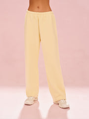 SET ACTIVE Website Store | MIDWEIGHT SWEATS STAPLE STRAIGHT LEG SWEATPANTS - ORANGE SODA