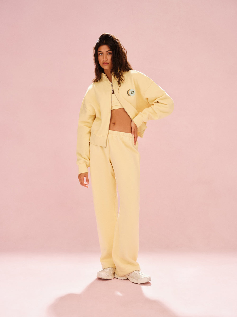 SET ACTIVE Website Store | MIDWEIGHT SWEATS STAPLE STRAIGHT LEG SWEATPANTS - ORANGE SODA