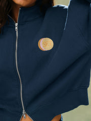 SET ACTIVE Outlet | MIDWEIGHT SWEATS STAPLE SET FUNNEL ZIP - SPEARMINT