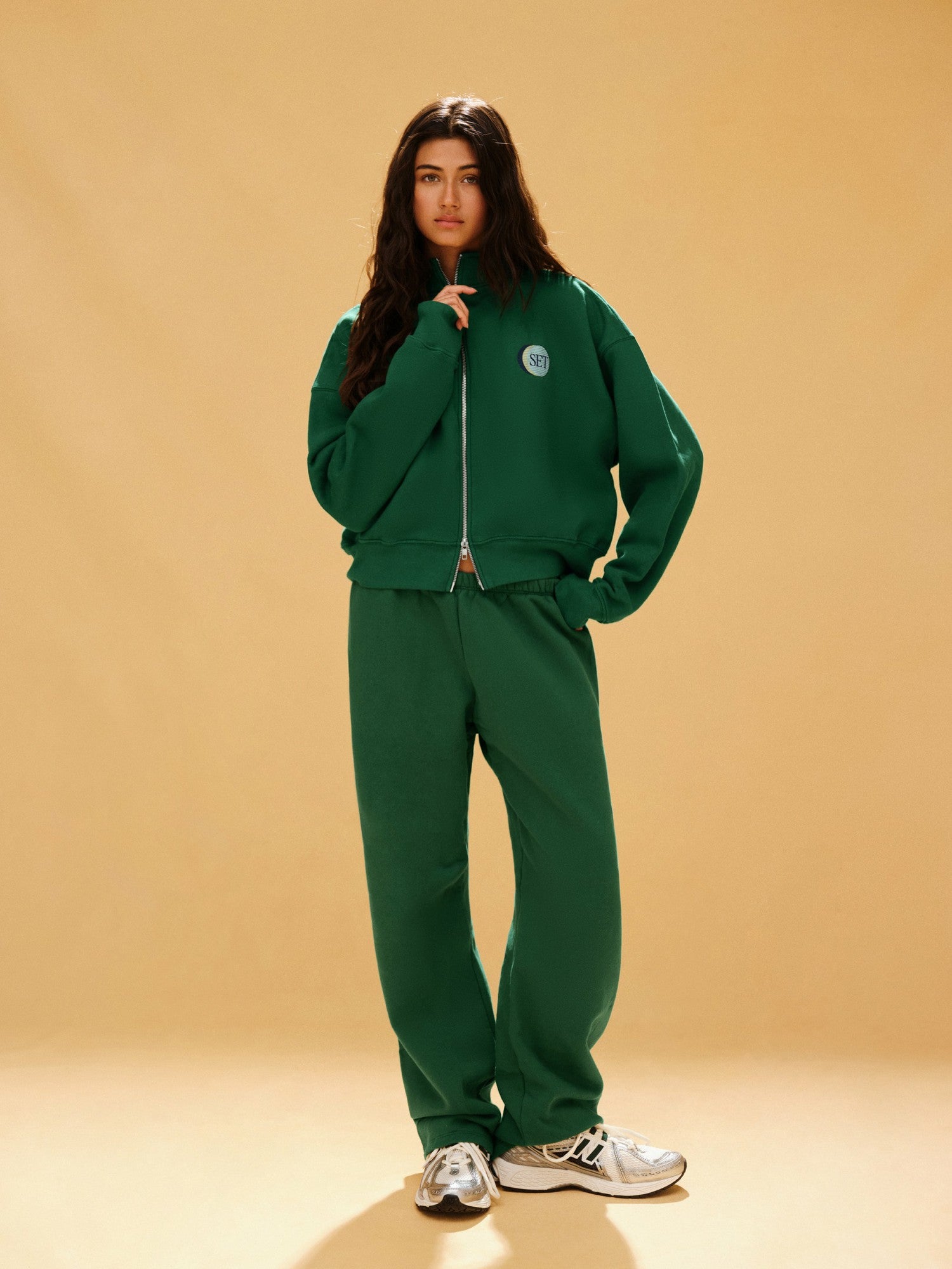 SET ACTIVE Discount | MIDWEIGHT SWEATS STAPLE STRAIGHT LEG SWEATPANTS - LAWN