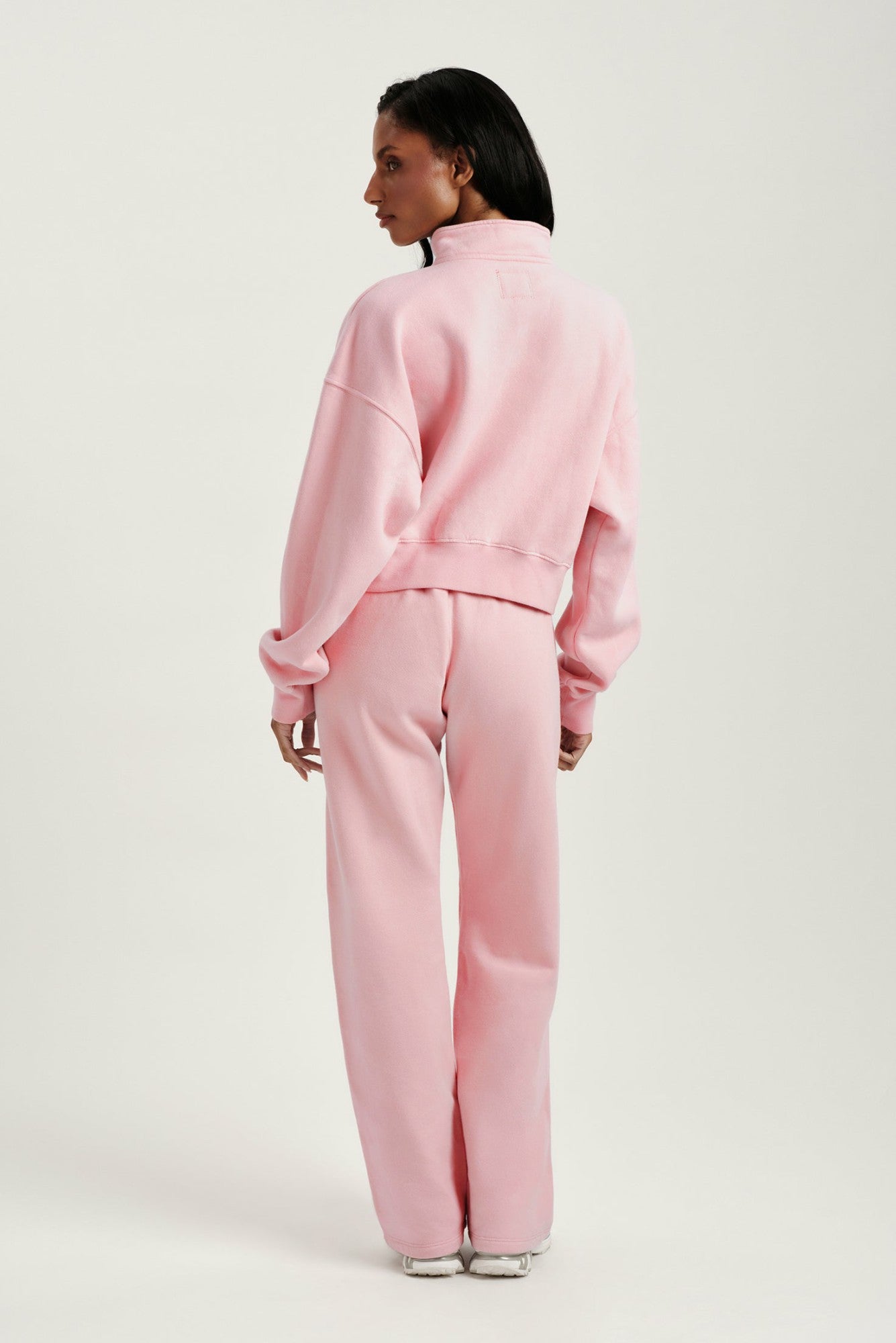 SET ACTIVE Outlet | MIDWEIGHT SWEATS STAPLE SET FUNNEL ZIP - BLUSH