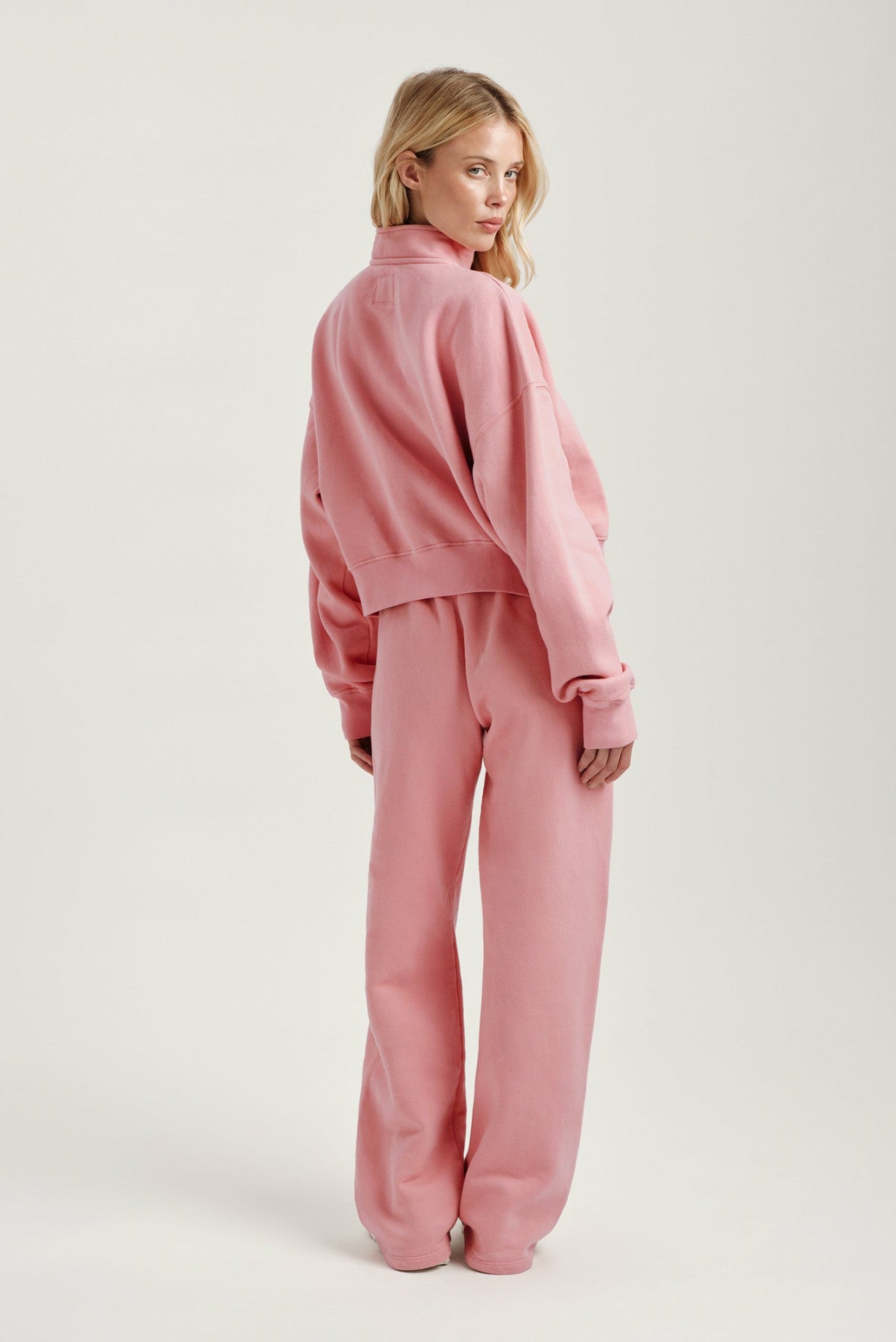 SET ACTIVE Outlets | MIDWEIGHT SWEATS STAPLE STRAIGHT LEG SWEATPANTS - INVERSE ROSEBUD